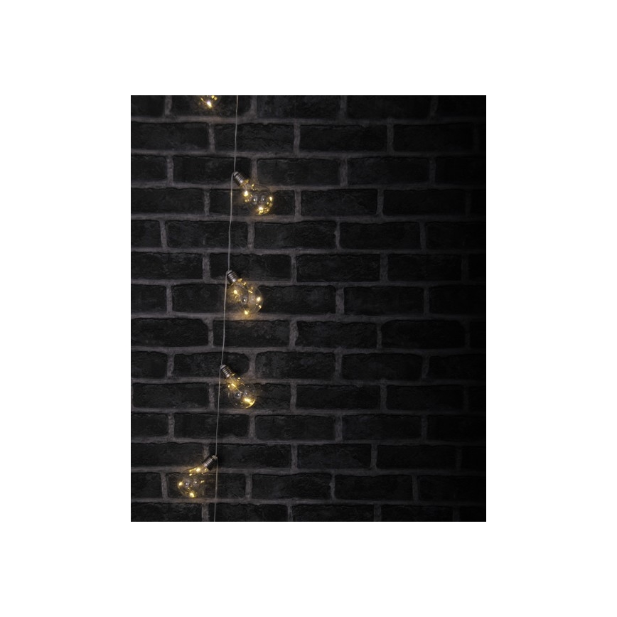 LED dekorkedja SMOLDER 2,1 m 10xLED/2xAA