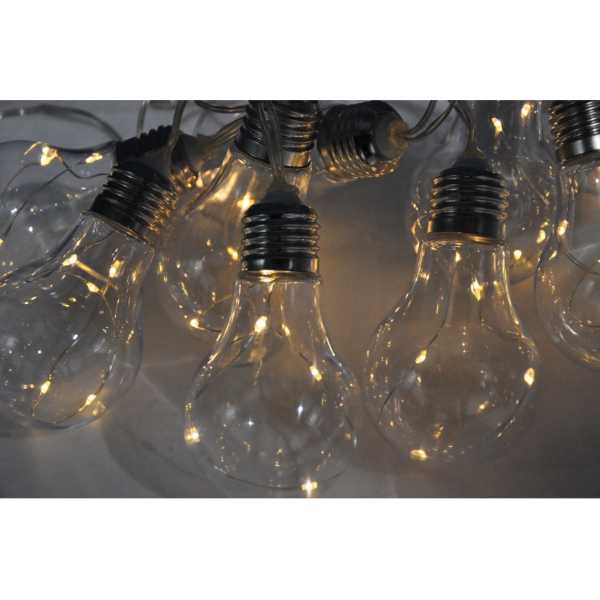 LED dekorkedja SMOLDER 2,1 m 10xLED/2xAA