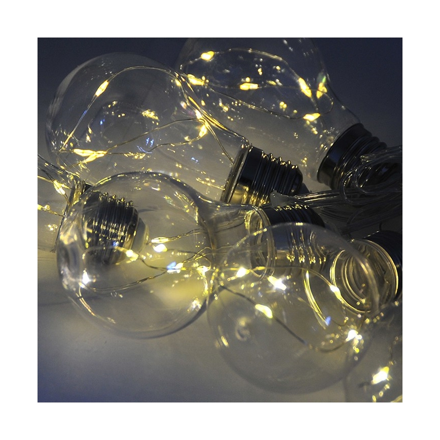 LED dekorkedja SMOLDER 2,1 m 10xLED/2xAA