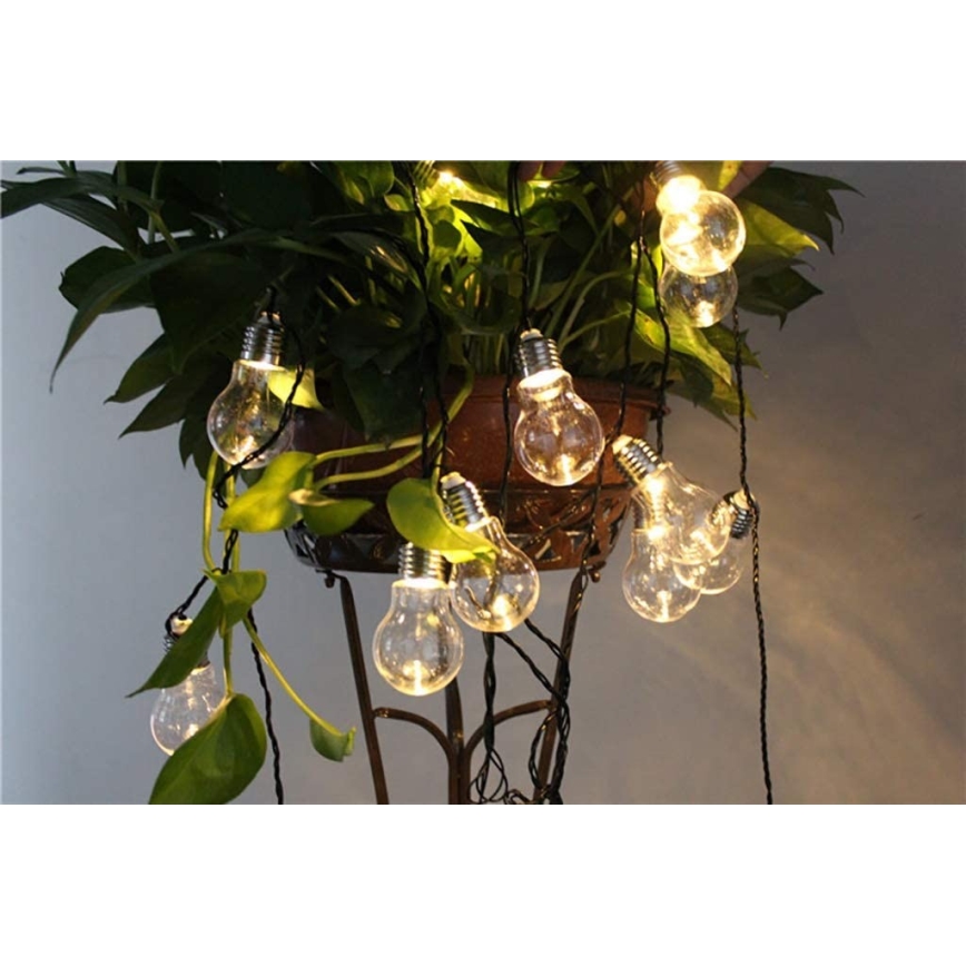 LED dekorkedja SMOLDER 2,1 m 10xLED/2xAA