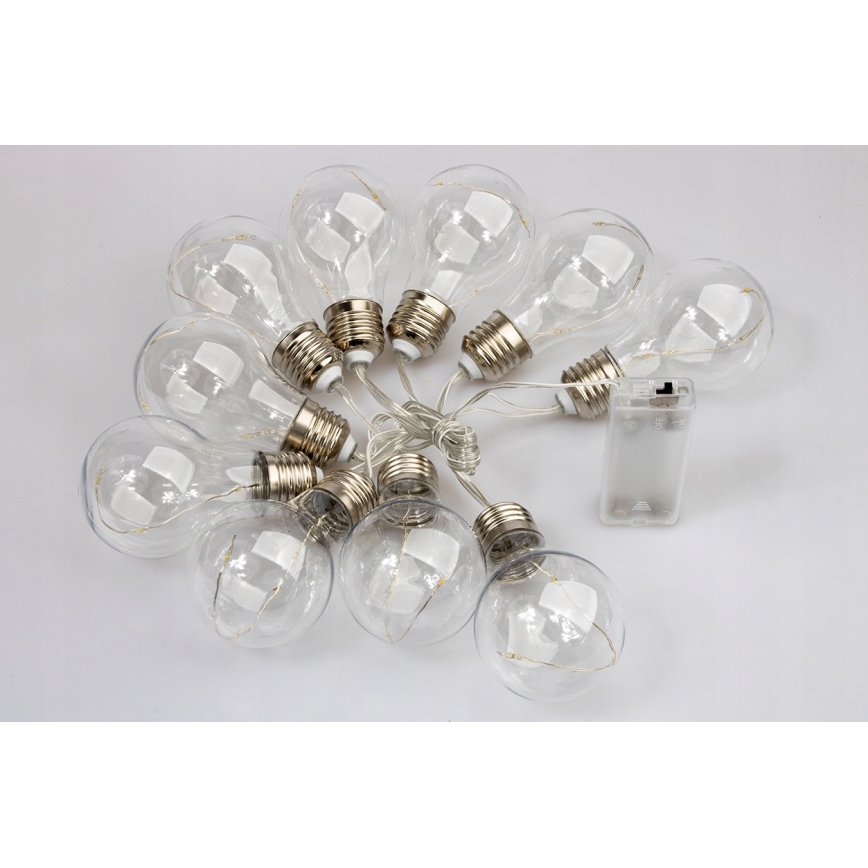 LED dekorkedja SMOLDER 2,1 m 10xLED/2xAA