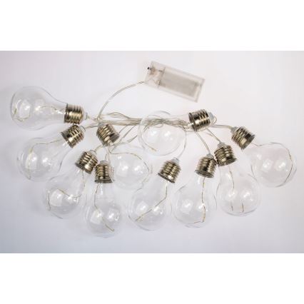 LED dekorkedja SMOLDER 2,1 m 10xLED/2xAA