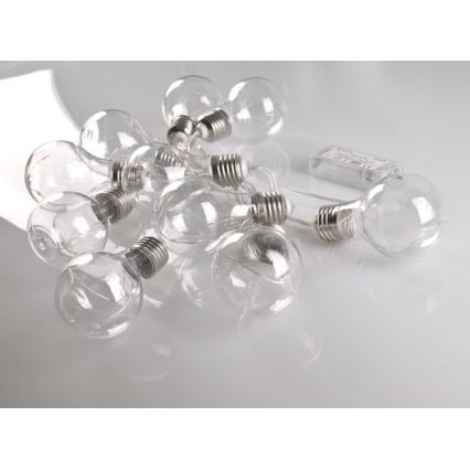 LED dekorkedja SMOLDER 2,1 m 10xLED/2xAA