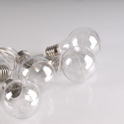 LED dekorkedja SMOLDER 2,1 m 10xLED/2xAA