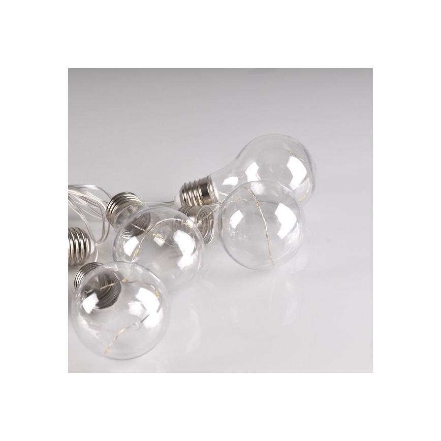 LED dekorkedja SMOLDER 2,1 m 10xLED/2xAA