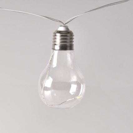 LED dekorkedja SMOLDER 2,1 m 10xLED/2xAA
