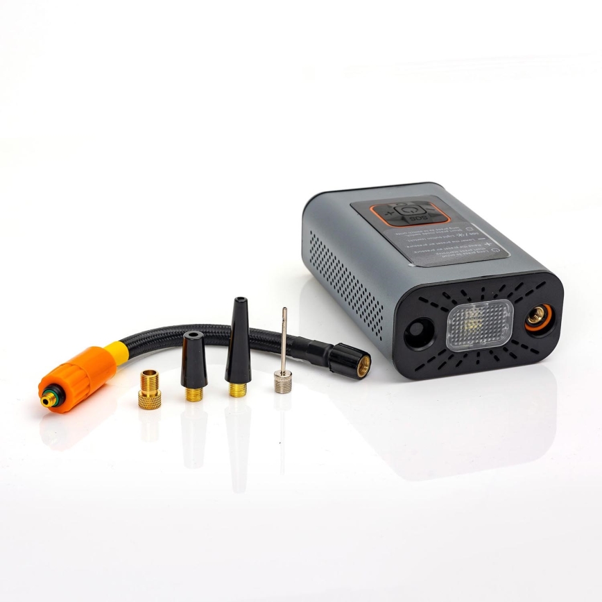 LED Digital fickkompressor 3i1 4000 mAh 5W svart