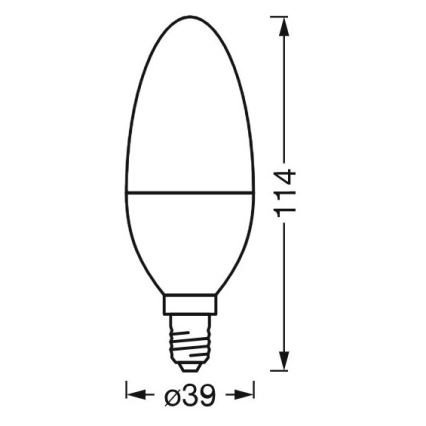 LED Dimbar antibakteriell glödlampa B40 E14/4,9W/230V Wi-Fi
