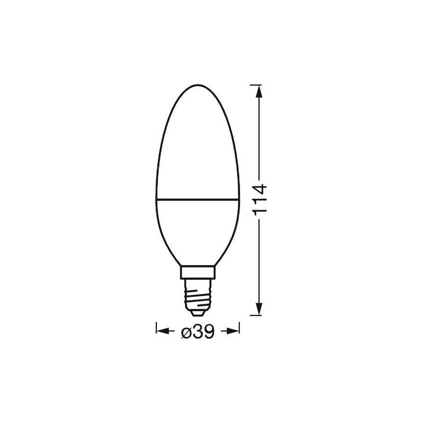 LED Dimbar antibakteriell glödlampa B40 E14/4,9W/230V Wi-Fi