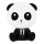 LED Dimbar Barn nattlampa 2,5W/230V panda