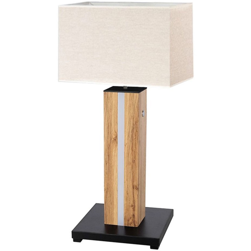 LED Dimbar bordslampa FLAME 1xE27/40W+ LED/4,6W/230V 56,5 cm ek