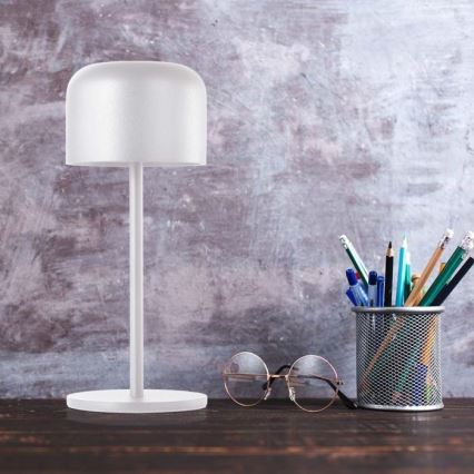 LED Dimbar uppladdningsbar touch bordslampa LED/1,5W/5V 2700-5700K IP54 2200 mAh vit