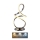 LED Dimbar bordslampa LED/28W/230V 3000/4000/6500K skinande krom