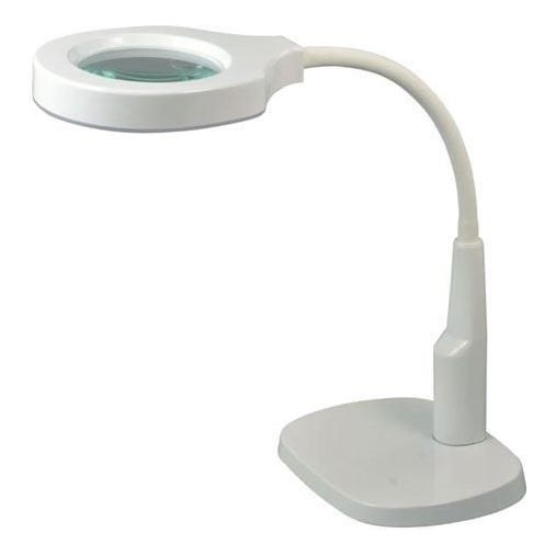 LED Dimbar bordslampa med bifokalt förstoringsglas LED/6W/230V 6000-7000K vit