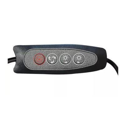 LED Dimbar bordslampa med ett förstoringsglas LED/6W/5V 3000K/4000K/6000K svart