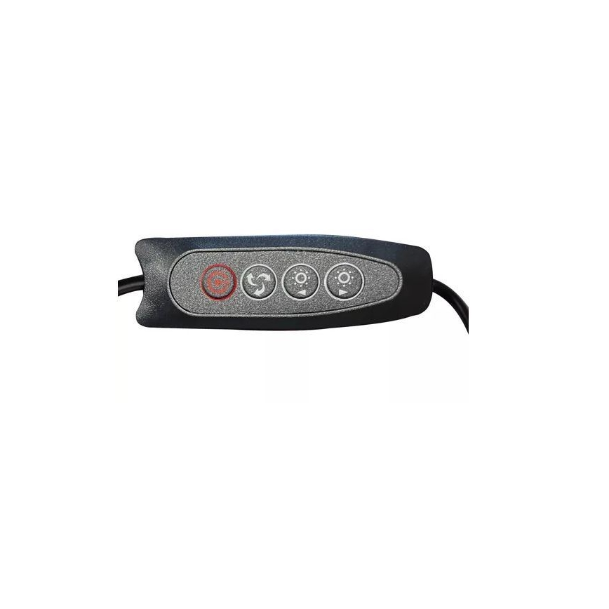 LED Dimbar bordslampa med ett förstoringsglas LED/6W/5V 3000K/4000K/6000K svart