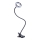 LED Dimbar bordslampa med klämma LED/8W/230V 3000/4000/5000K svart