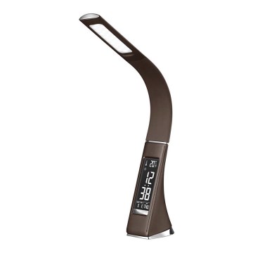 LED Dimbar Bordslampa med skärm GALA LED/6W/230V brun