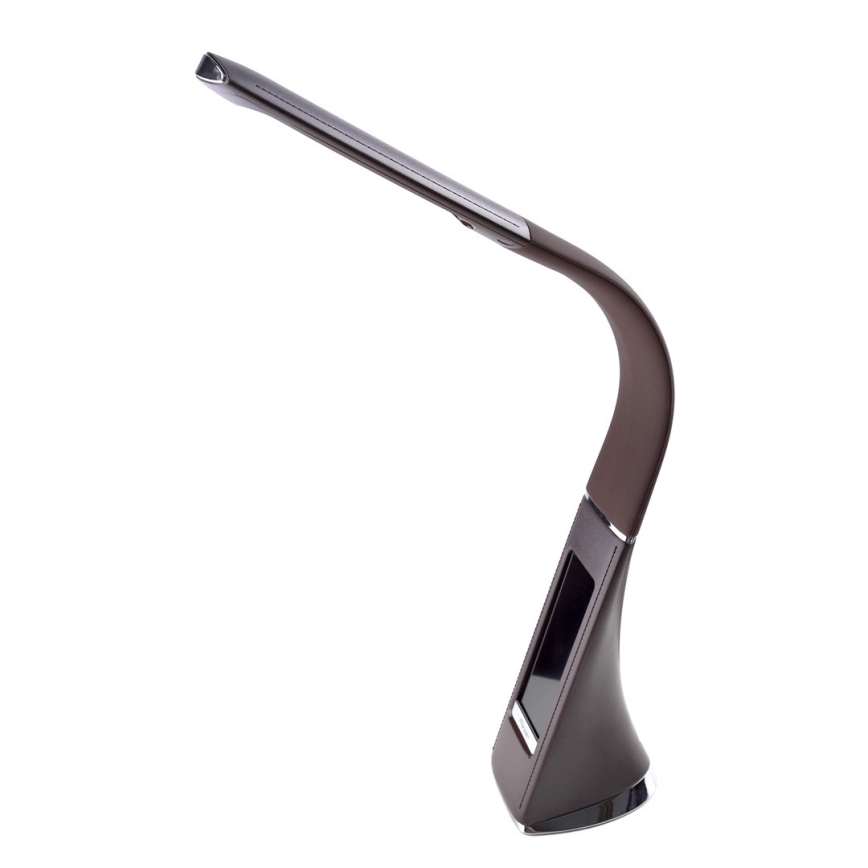 LED Dimbar Bordslampa med skärm GALA LED/6W/230V brun