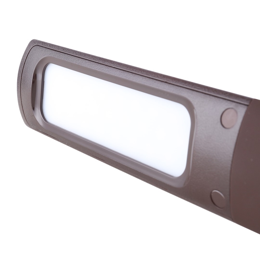 LED Dimbar Bordslampa med skärm GALA LED/6W/230V brun
