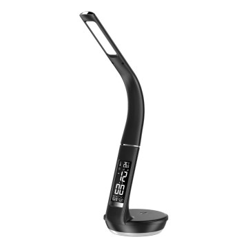 LED Dimbar bordslampa med trådlös laddning Qi 5W och display LED/6W/230V 3000/4000/6000K svart