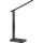 LED Dimbar bordslampa med trådlös laddning QI, display och USB port LED/7W/230V 3000-6000K svart