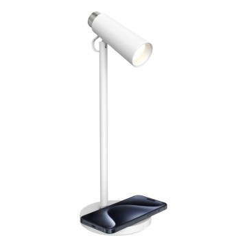 LED Dimbar bordslampa med trådlös Qi laddar TIT LED/12W/230V vit