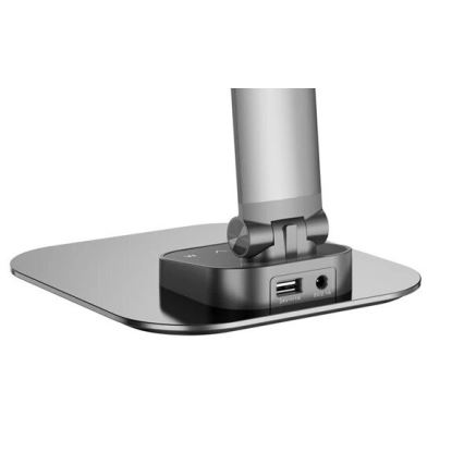 LED Dimbar bordslampa med USB LED/7,5W/230V 3000K/4000K/5500K antracit