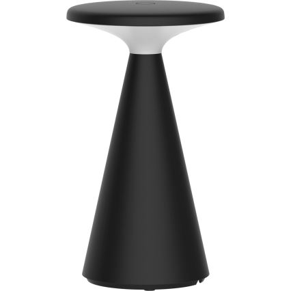 LED Ljusreglerad beröring utomhus bordslampa PAROS LED/1,8W/5V USB 1800 mAh IP44 svart