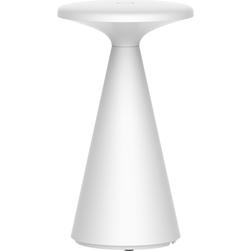 LED Ljusreglerad beröring utomhus bordslampa PAROS LED/1,8W/5V USB 1800 mAh IP44 vit