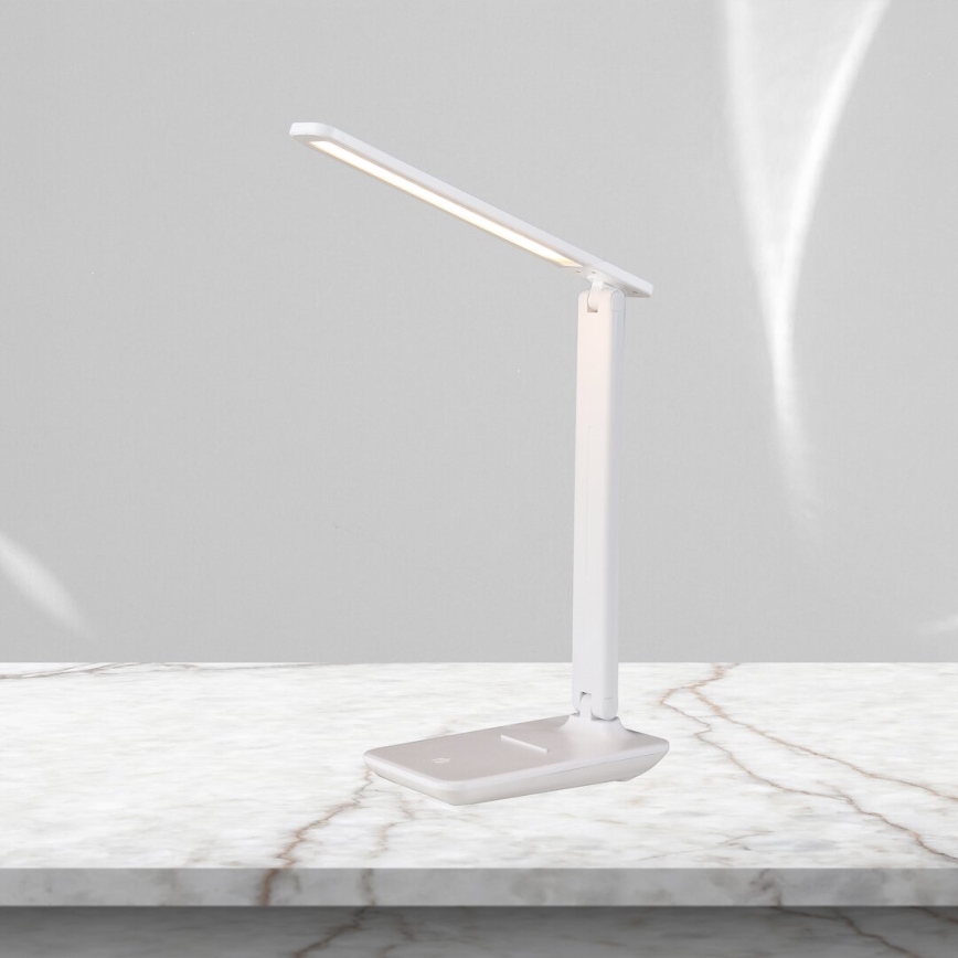 LED Dimbar bordslampa POST LED/5W/5V 3000-6500K vit