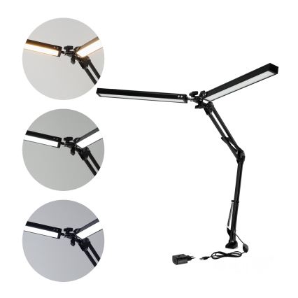 LED Dimbar bordslampa TENUIX DUO 2xLED/14W/230V 3000-6000K
