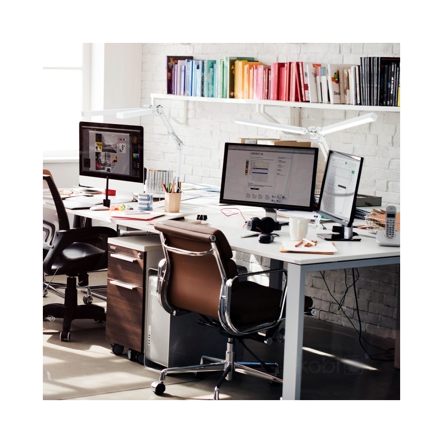 LED Dimbar bordslampa TENUIX DUO LED/15W/230V 3000-6000K vit