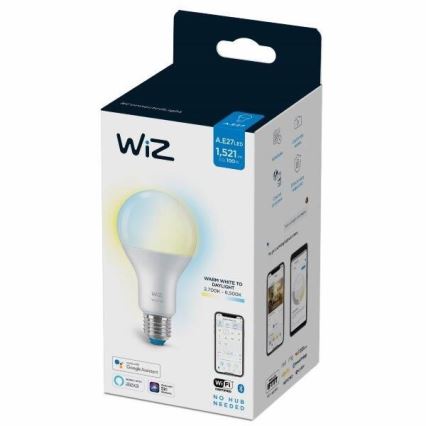 LED Dimbar glödlampa A67 E27/13W/230V 2700-6500K CRI 90 Wi-Fi - WiZ