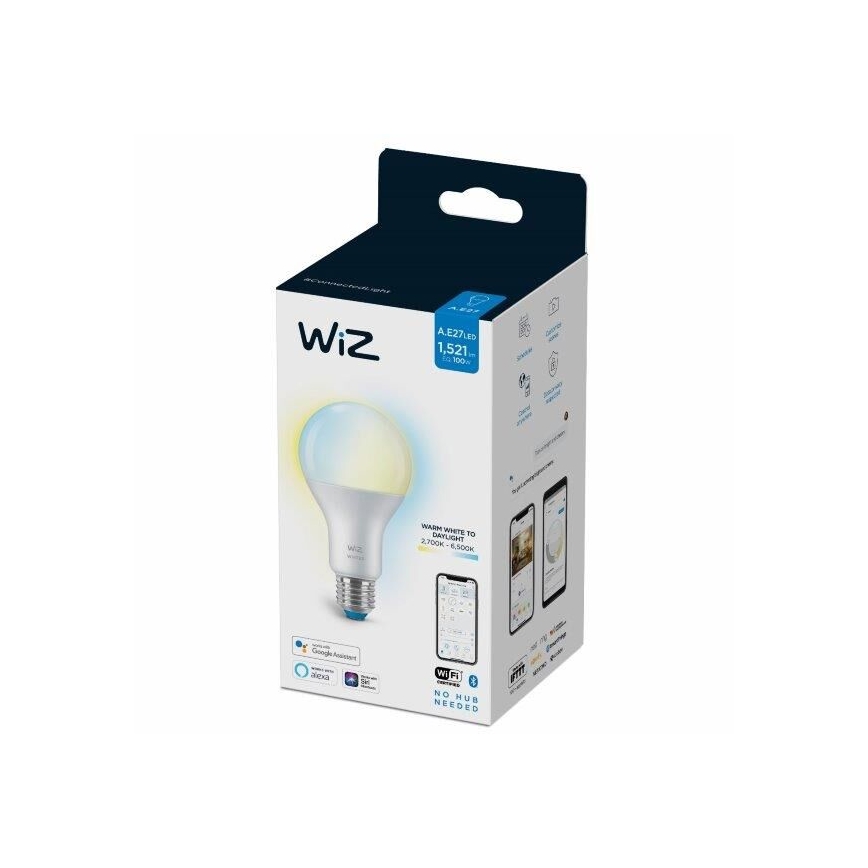 LED Dimbar glödlampa A67 E27/13W/230V 2700-6500K CRI 90 Wi-Fi - WiZ