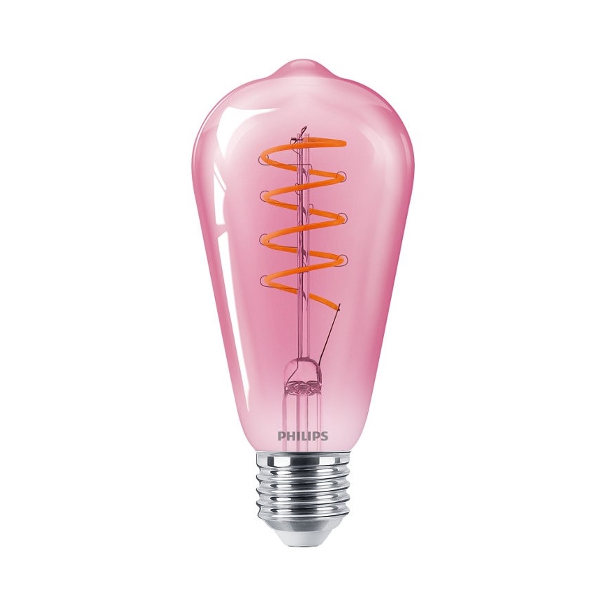 LED Dimbar glödlampa DECO Philips ST64 E27/4,5W/230V 1800K
