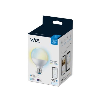 LED Dimbar glödlampa G95 E27/11W/230V 2700-6500K CRI 90 Wi-Fi - WiZ