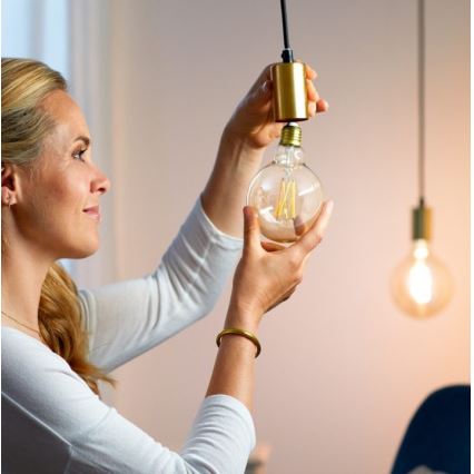 LED Dimbar glödlampa FILAMENT G95 E27/6,7W/230V 2700-6500K CRI 90 Wi-Fi - WiZ