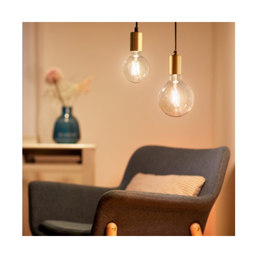LED Dimbar glödlampa FILAMENT G95 E27/6,7W/230V 2700-6500K CRI 90 Wi-Fi - WiZ