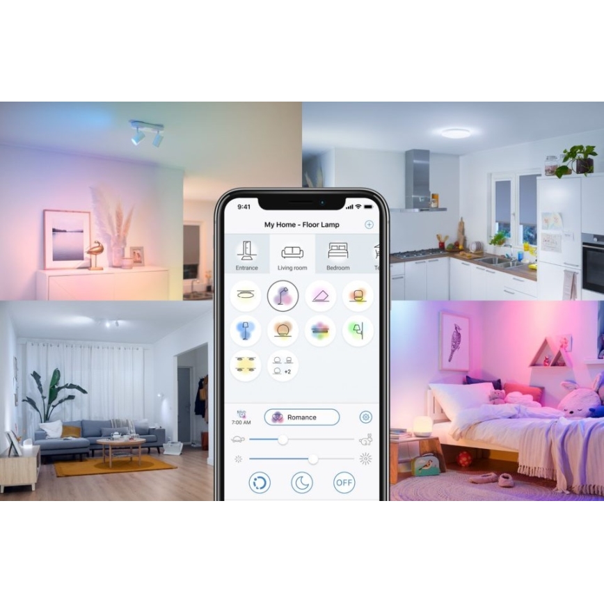LED Dimbar glödlampa FILAMENT G95 E27/6,7W/230V 2700-6500K CRI 90 Wi-Fi - WiZ