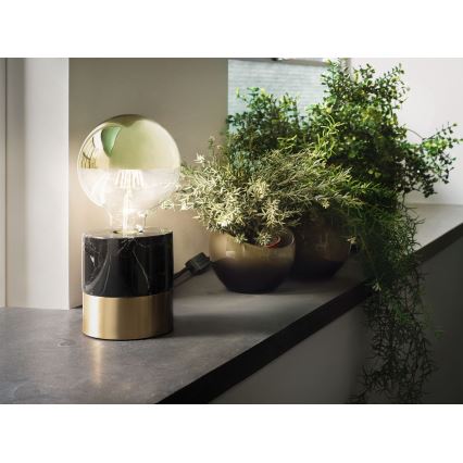 LED Dimbar glödlampa med sfärisk spegelkåpa E27/6,5W/230V - Paulmann 28675