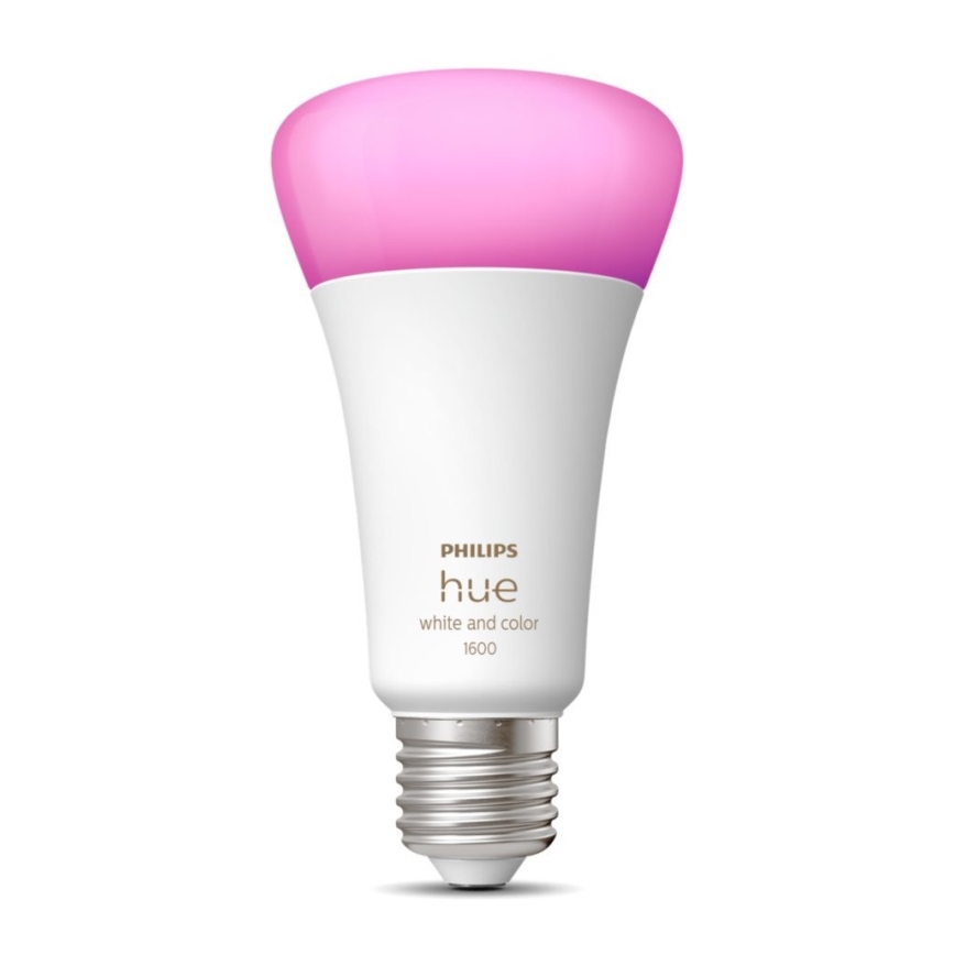 LED Dimbar glödlampa  Philips Hue White Och Color Ambiance A67 E27/13,5W/230V 2000-6500K