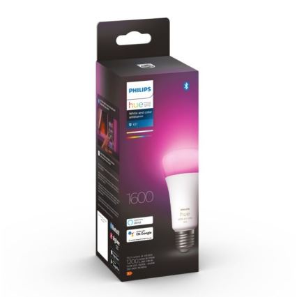 LED Dimbar glödlampa  Philips Hue White Och Color Ambiance A67 E27/13,5W/230V 2000-6500K