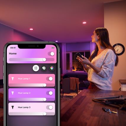 LED Dimbar glödlampa Philips Hue White And Color Ambiance E27/6,5W/230V 2000-6500K