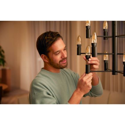 LED Dimbar glödlampa Philips Hue WHITE AMBIANCE E14/4,6W/230V 2200-4500K
