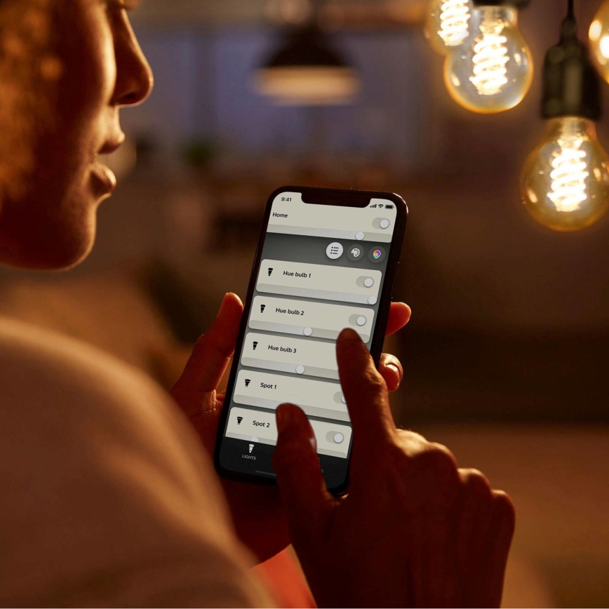 LED Dimbar glödlampa Philips Hue WHITE FILAMENT A60 E27/7W/230V 2100K