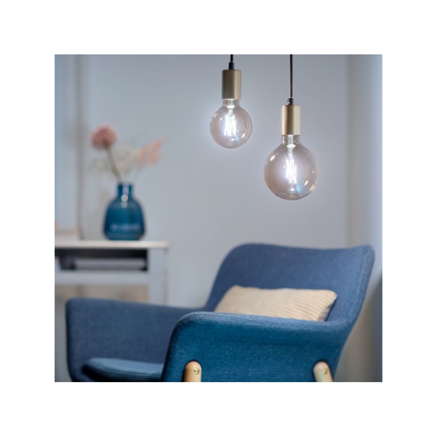 LED Dimbar glödlampa VINTAGE FILAMENT G125 E27/6,7W/230V 2000-5000K CRI 90 Wi-Fi - WiZ