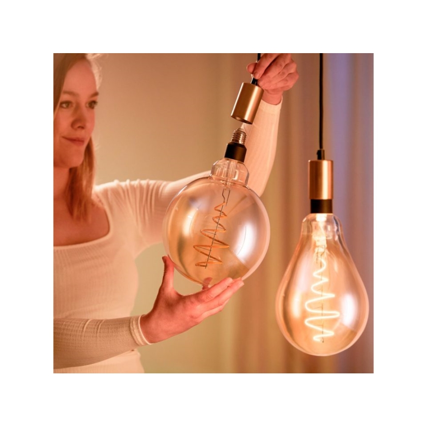 LED Dimbar glödlampa VINTAGE FILAMENT G200 E27/6W/230V 2000-5000K CRI 90 Wi-Fi - WiZ