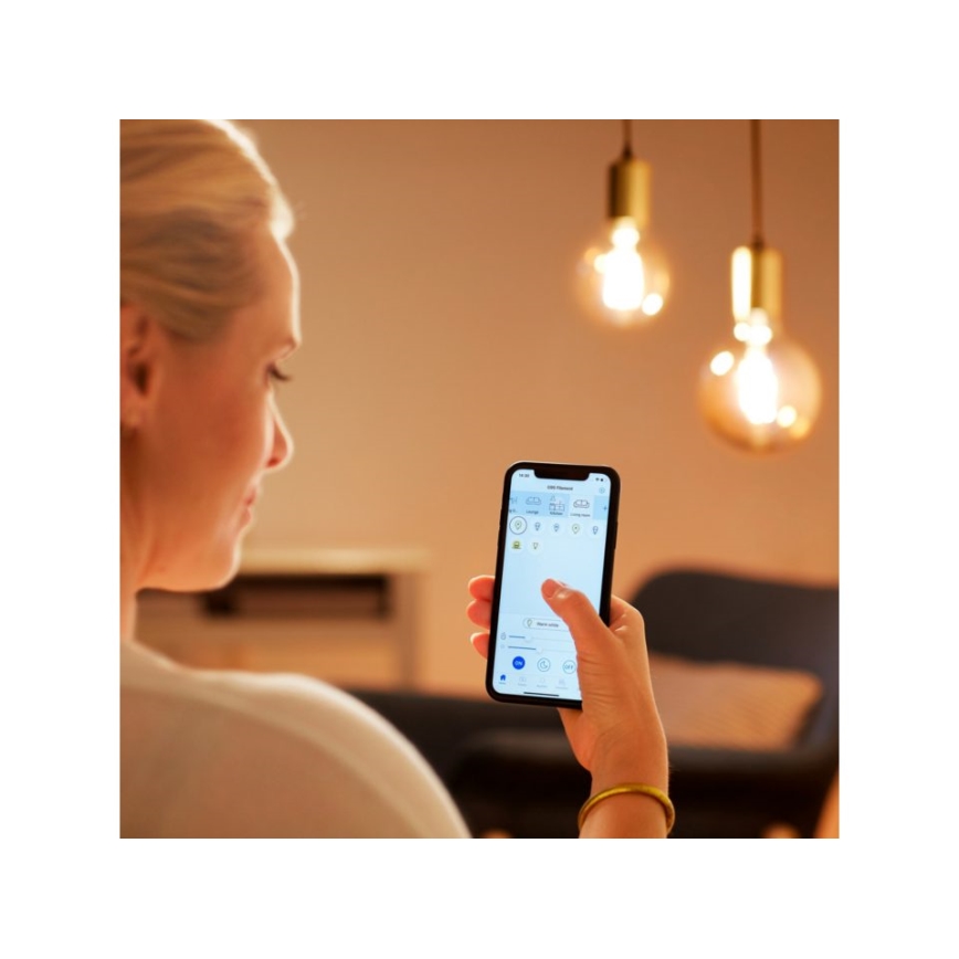 LED Dimbar glödlampa VINTAGE FILAMENT G200 E27/6W/230V 2000-5000K CRI 90 Wi-Fi - WiZ
