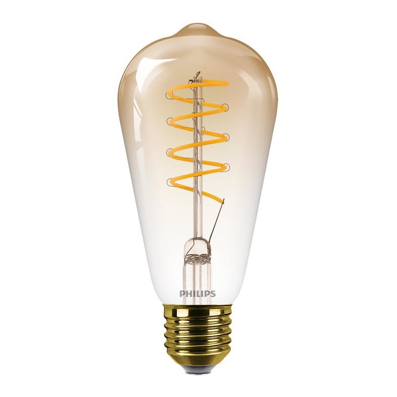 LED Dimbar glödlampa VINTAGE Philips ST64 E27/4,5W/230V 1800K